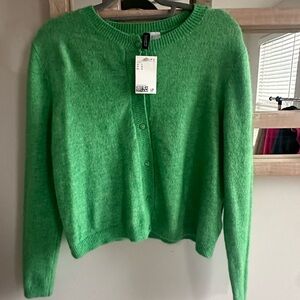 H&M Vibrant Green Women's Cardigan